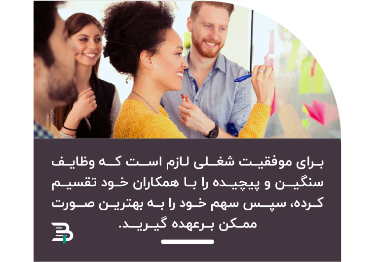 اهمیت و تاثیر تقسیم وظایف در افزایش بهره وری و کیفیت انجام کارها تقسیم وظایف موفقیت شغلی